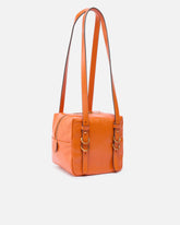 Borsa a tracolla piccola Cubic Bag in pelle shiny -  | Pinko
