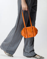 Borsa a tracolla piccola Cubic Bag in pelle shiny -  | Pinko