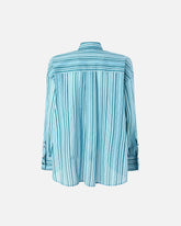Camicia in cotone a righe con tasche -  | Pinko
