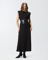 Abito lungo smanicato con catena -  | Pinko