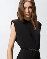 Abito lungo smanicato con catena -  | Pinko