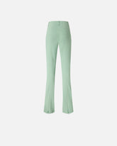 Pantaloni in misto lino con piega stirata -  | Pinko