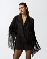 Tuta corta con frange all over -  | Pinko