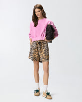 Shorts con stampa tigrata -  | Pinko
