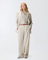 Pantaloni fluidi con piega stirata -  | Pinko