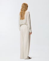 Pantaloni fluidi con piega stirata -  | Pinko