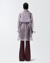 Trench in organza di seta -  | Pinko