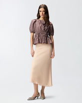 Top cropped a righe con schiena scoperta -  | Pinko