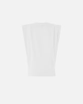 T-shirt smanicata in jersey doppio -  | Pinko