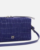 Borsa bauletto a tracolla media in pelle stampa coccodrillo -  | Pinko