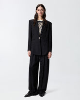 Giacca kimono in jacquard floreale -  | Pinko