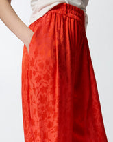 Pantaloni in jacquard floreale -  | Pinko