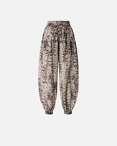 Pantaloni ampi con stampa snake -  | Pinko