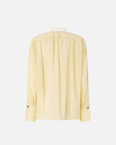 Blusa con scollo a V e arricci -  | Pinko