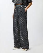 Pantaloni in rete con specchietti -  | Pinko