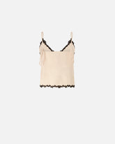 Top con inserti in pizzo -  | Pinko