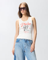 Top canotta con stampa vintage -  | Pinko