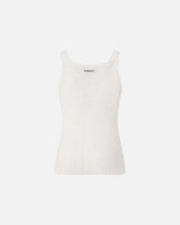 Top canotta a costine con logo -  | Pinko