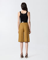 Ribbed vest top with logo -  | Pinko