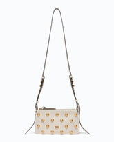 Borsa a tracolla Mini Double Bag in pelle con maxi borchie -  | Pinko