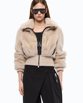 Faux fur bomber jacket -  | Pinko