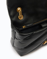 Mittelgroße Umhängetasche Love Bag Puff aus gestepptem Nappaleder mit Schmuckschnalle -  | Pinko