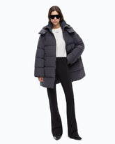 Down jacket in water-repellent technical canvas -  | Pinko