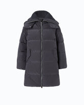 Down jacket in water-repellent technical canvas -  | Pinko