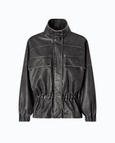 Pea coat with vintage finish -  | Pinko