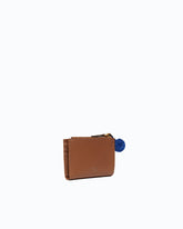 Portefeuille multifonction en cuir avec pompon -  | Pinko
