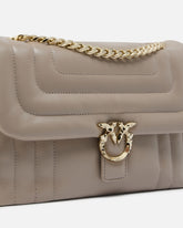 Borsa a tracolla media Love Bag Puff in nappa trapuntata con fibbia sfaccettata PINKO Galleria -  | Pinko