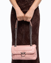 Kleine New Love Puff Schultertasche mit Metallschließe PINKO Galleria -  | Pinko