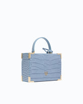 Borsa vanity a tracolla piccola in pelle stampa coccodrillo PINKO Galleria - Trasparente | Pinko