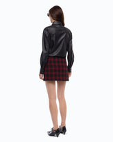 Chemise enduite façon cuir nappa -  | Pinko
