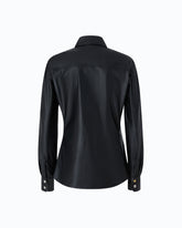 Chemise enduite façon cuir nappa -  | Pinko