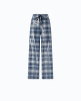 Palazzo-Hose mit Karomuster und Pailletten -  | Pinko