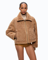 Caban façon shearling -  | Pinko