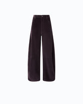Sztruksowe spodnie barrel fit -  | Pinko