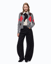 Pantaloni barrel fit con borchie -  | Pinko