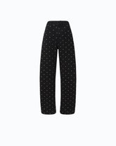 Pantaloni barrel fit con borchie -  | Pinko