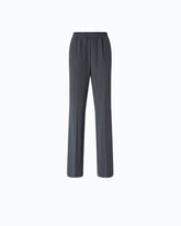 Straight-leg trousers with elasticated waist -  | Pinko
