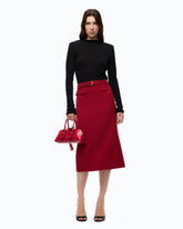 Jupe crayon ceinturée -  | Pinko