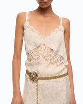 Top lencero con encaje -  | Pinko
