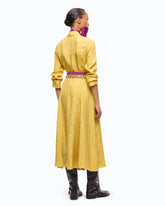 Robe chemise longue ceinturée -  | Pinko