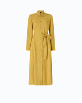 Robe chemise longue ceinturée -  | Pinko