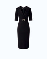 Robe ajustée avec ceinture Love Birds -  | Pinko