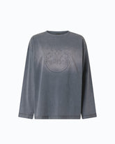 Sweat-shirt délavé à logo Love Birds -  | Pinko