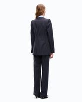 Giacca gessata in misto lana -  | Pinko