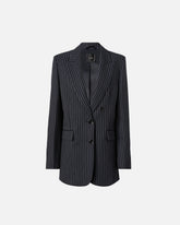 Giacca gessata in misto lana -  | Pinko