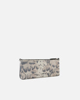 Bolso pochette de hombro mediano New Horizontal de ante con estampado de pitón -  | Pinko